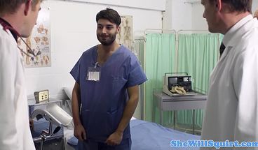 best of At doctors squirt Pussy