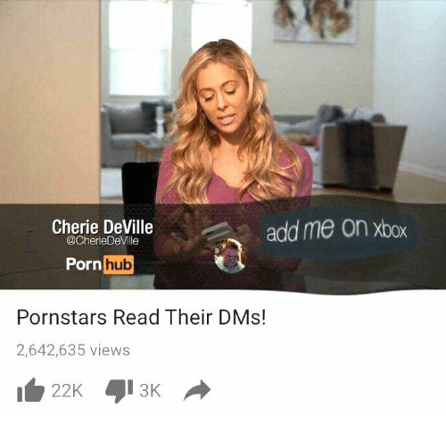 Pornstars read dms