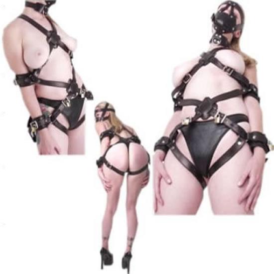 Bdsm equment restraints hogtied