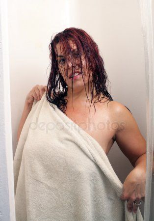 best of The Busty redhead shower in