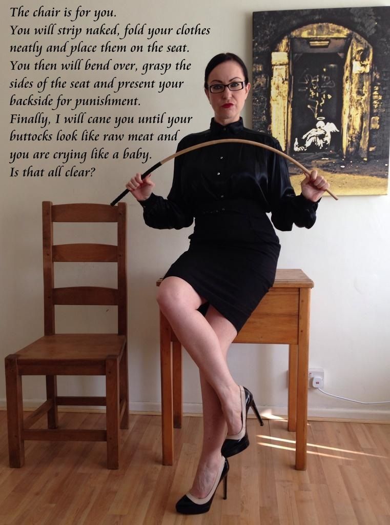 Severe caning femdom