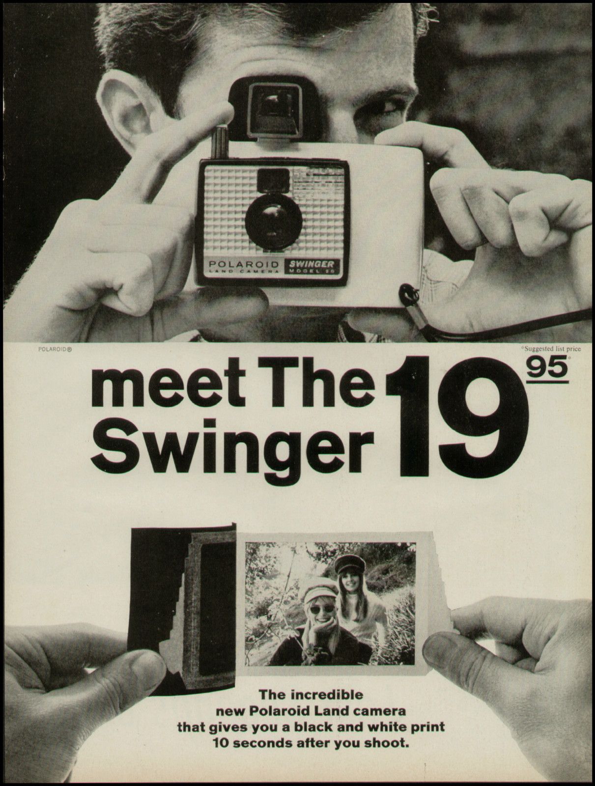 The swinger polaroid camera 1960 s