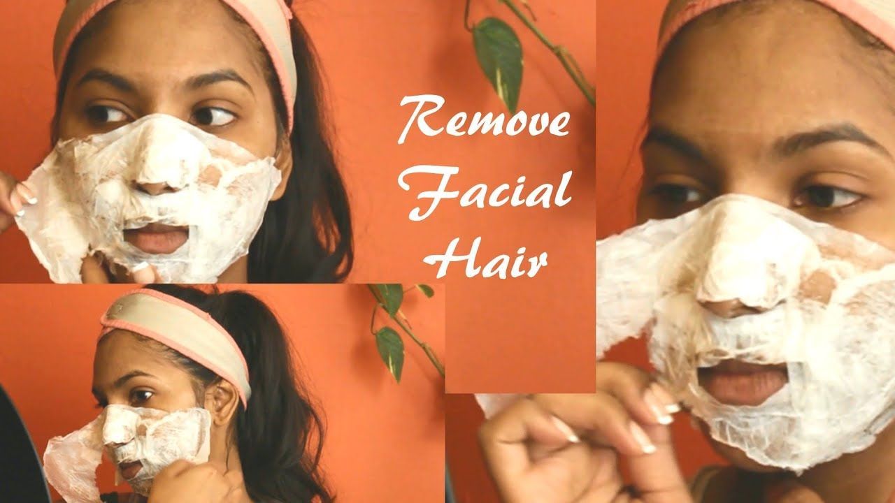 Natural way to remove facial hair