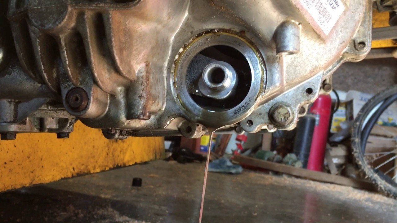 Changing transmission oil hustler fastrak transaxle