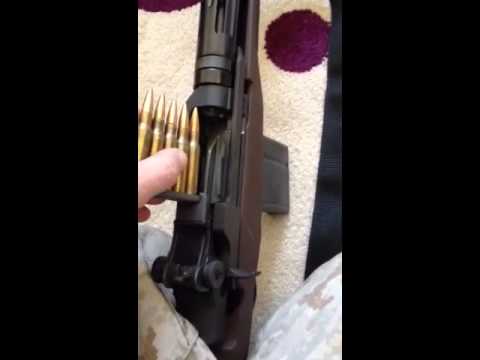 Loading m1a with stripper clip