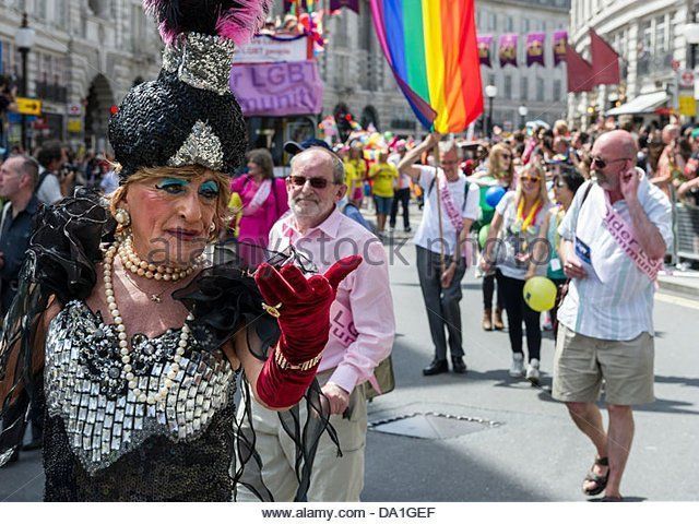 Transvestite parade in new orleans