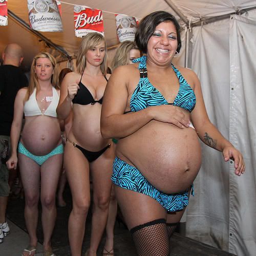 Boomerang reccomend Pregnant women bikini contest