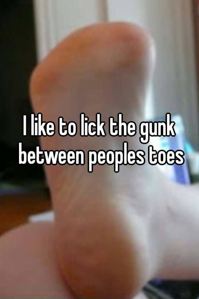 Between lick toe