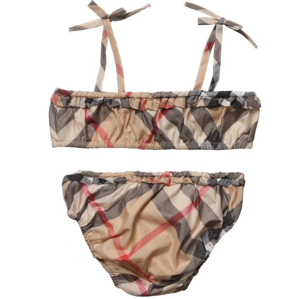 Countess reccomend Burberry nova check bikini