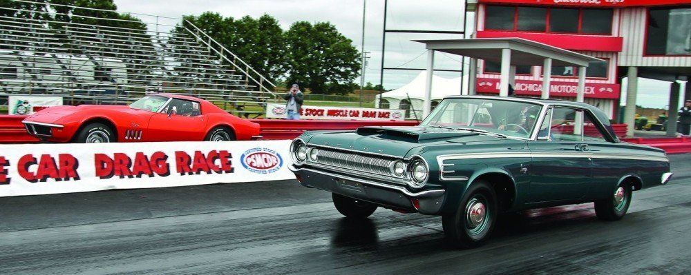 Car day drag race strip