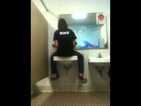 Junior M. reccomend Girl peeing in sink