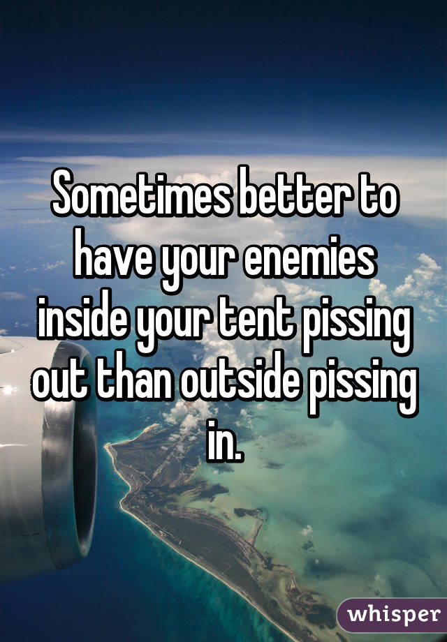 best of Pissing Outside the in tent