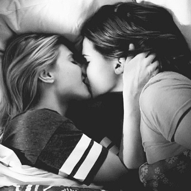 Kissing lesbian sweet