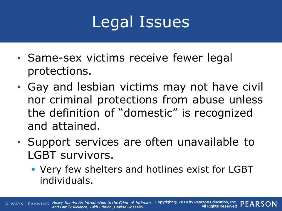 Gay lesbian legal issues