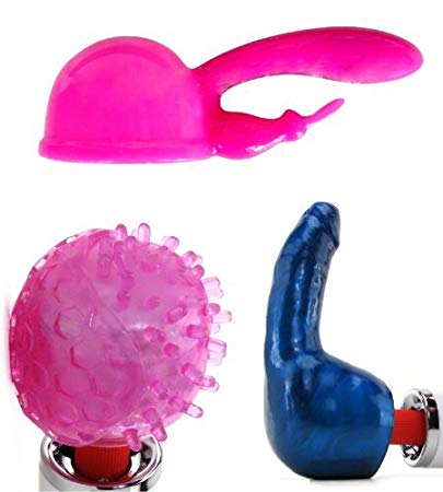 Massage vibrator attachments