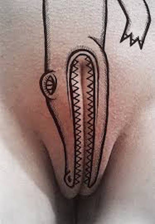 Vulva art tattoos