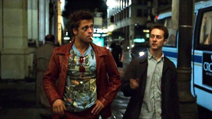 Baker reccomend Hustler shirt from fight club