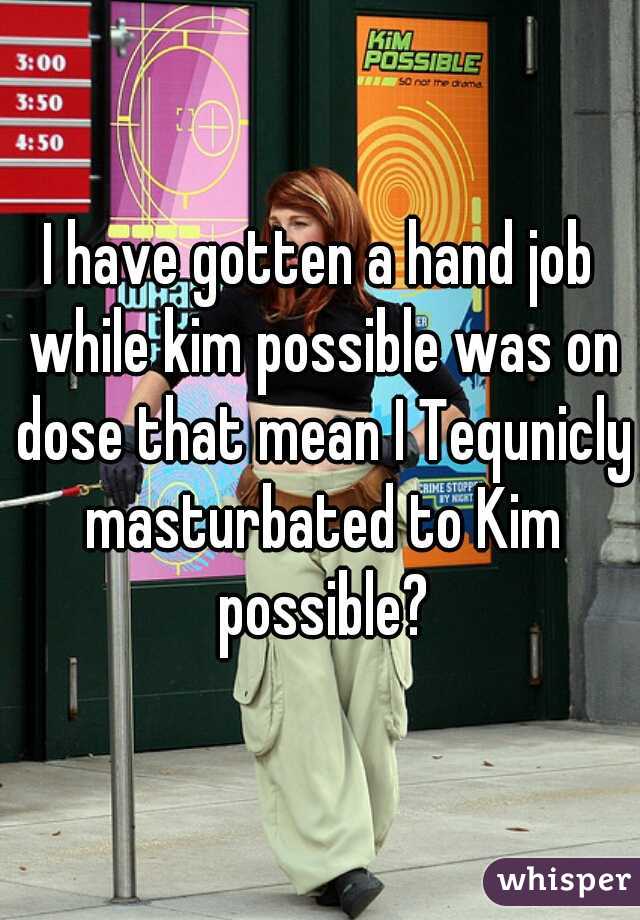 Kim hand job