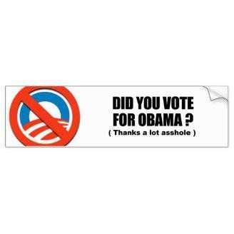 Vote for obama thanks asshole