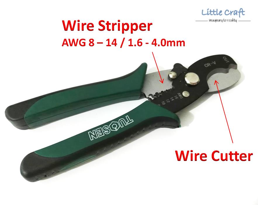 Wire cutter stripper 14