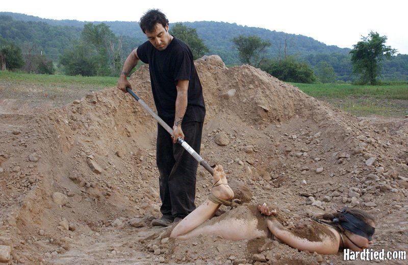 Buried alive bondage